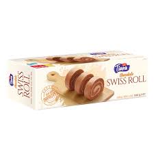 SWISS ROLL CHOCOLAT FLAVOURED 200G TIARA