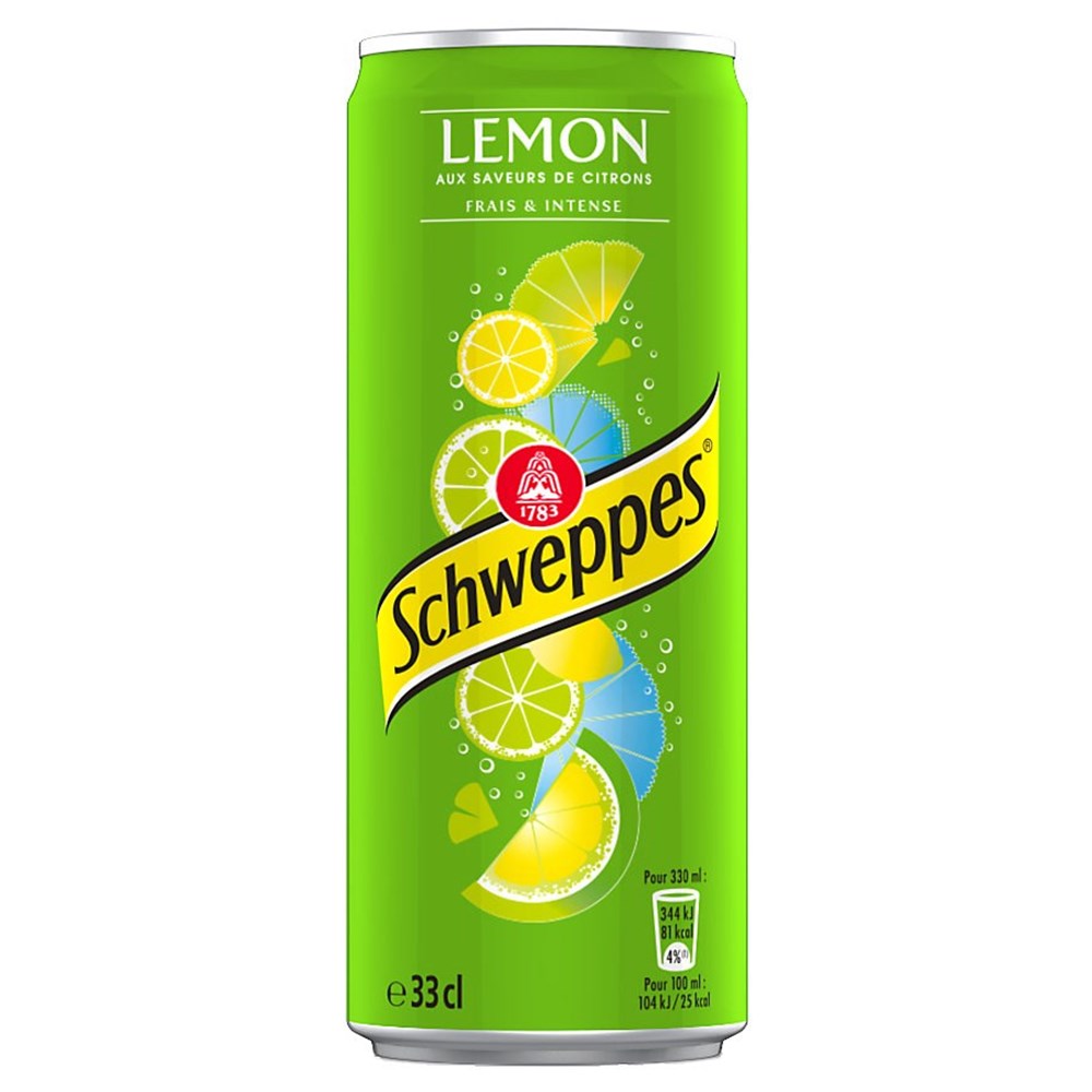 SCHWEPPES LEMON AUX SAVEURS 33CL
