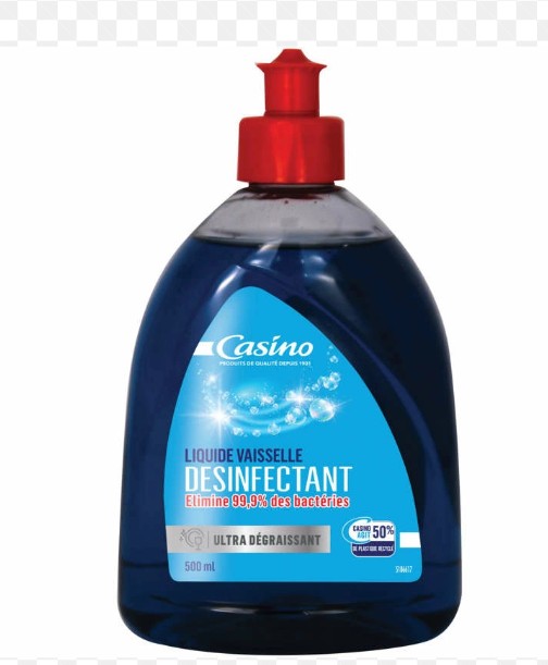 LIQUIDE VAISELLE DESINFECTANT 500ML CASINO