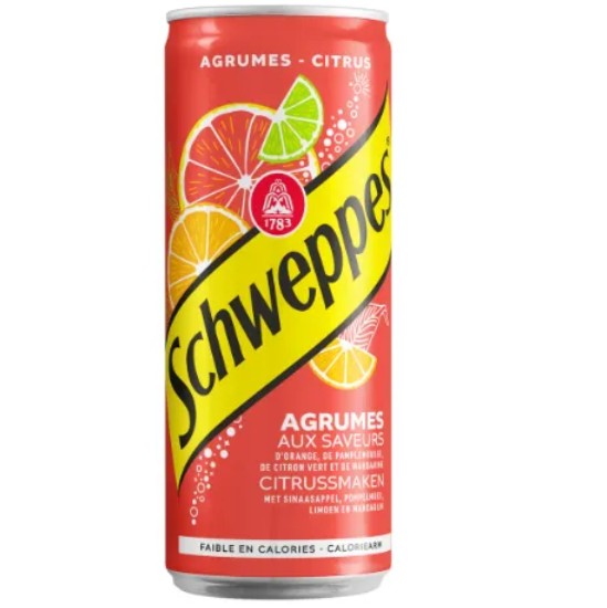 SCHWEPPES AGRUMES CITRUS SMAKEN 33CL