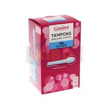 TAMPONS AVEC APPLICATEUR SUPER CASINO