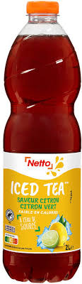 ICED TEA SANS COLORANT A L'EAU DE SOURCE CITRON 2L NETTO