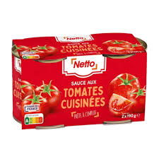SAUSE AUX TOMATES CUISINEE TOMATES FRANCAISES 2X190G NETTO