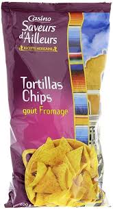 TORTILLAS CHIPS NATURE SAVEURS D'AILLEURS 200G CASINO