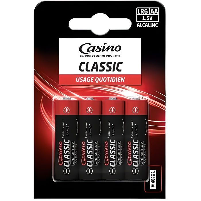 PILE CASINO EXTREME USAGE TRES INTENSIF LR6/AA4