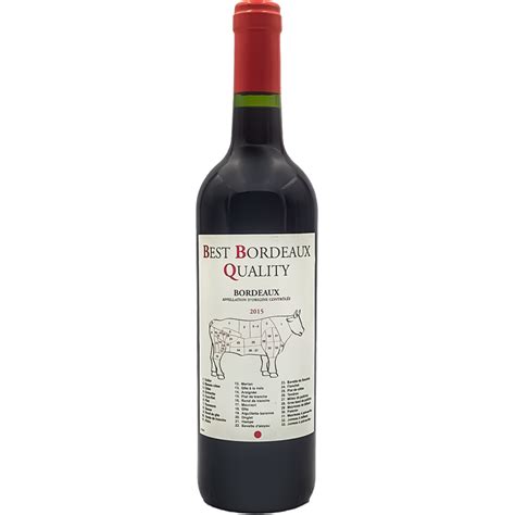 VIN ROUGE BEST BORDEAUX QUALITY 2015
