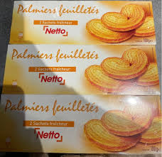 PALMIERS FEUILLETES NETTO 100G