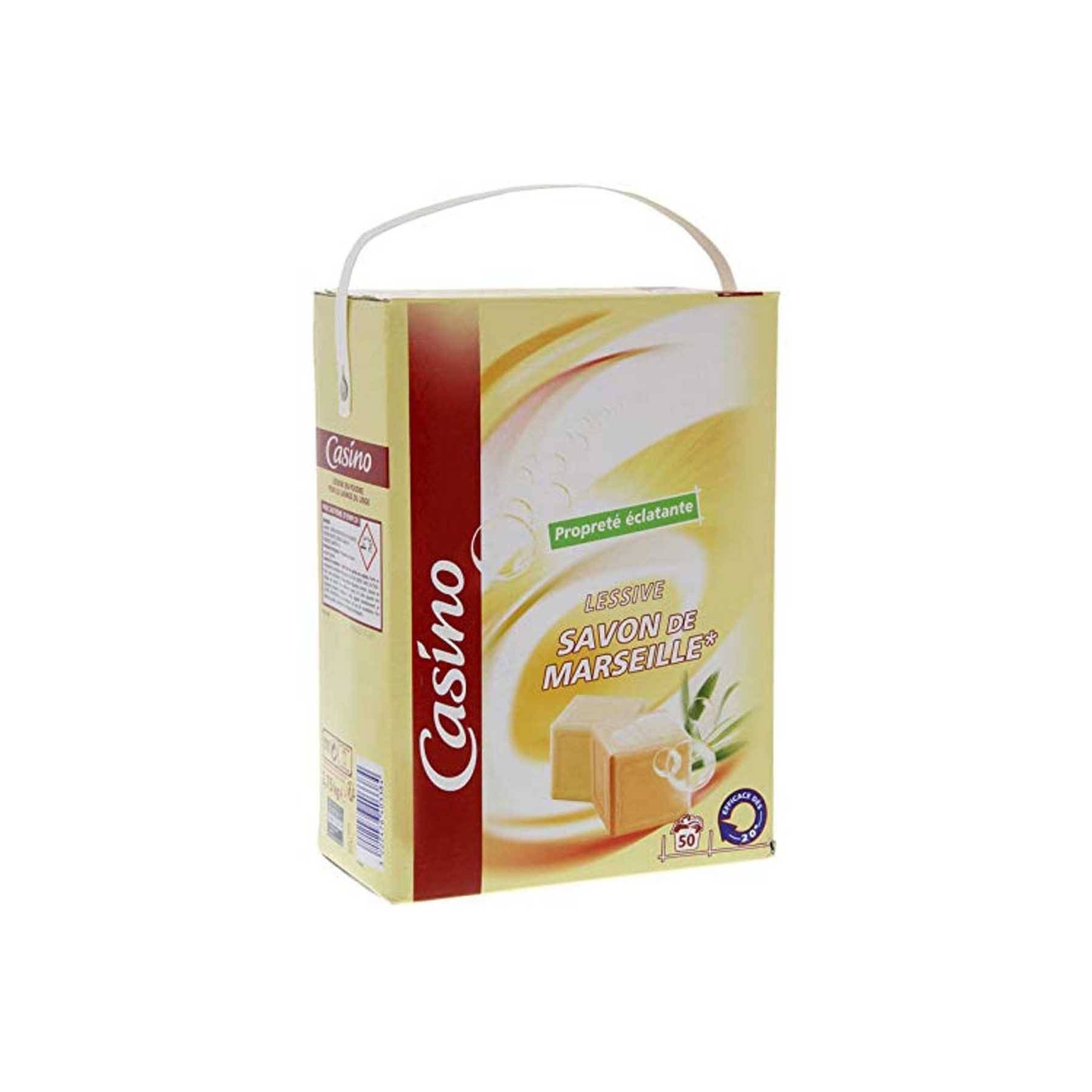LESSIVE SAVON DE MARSEILLE CASINO 2.75KG