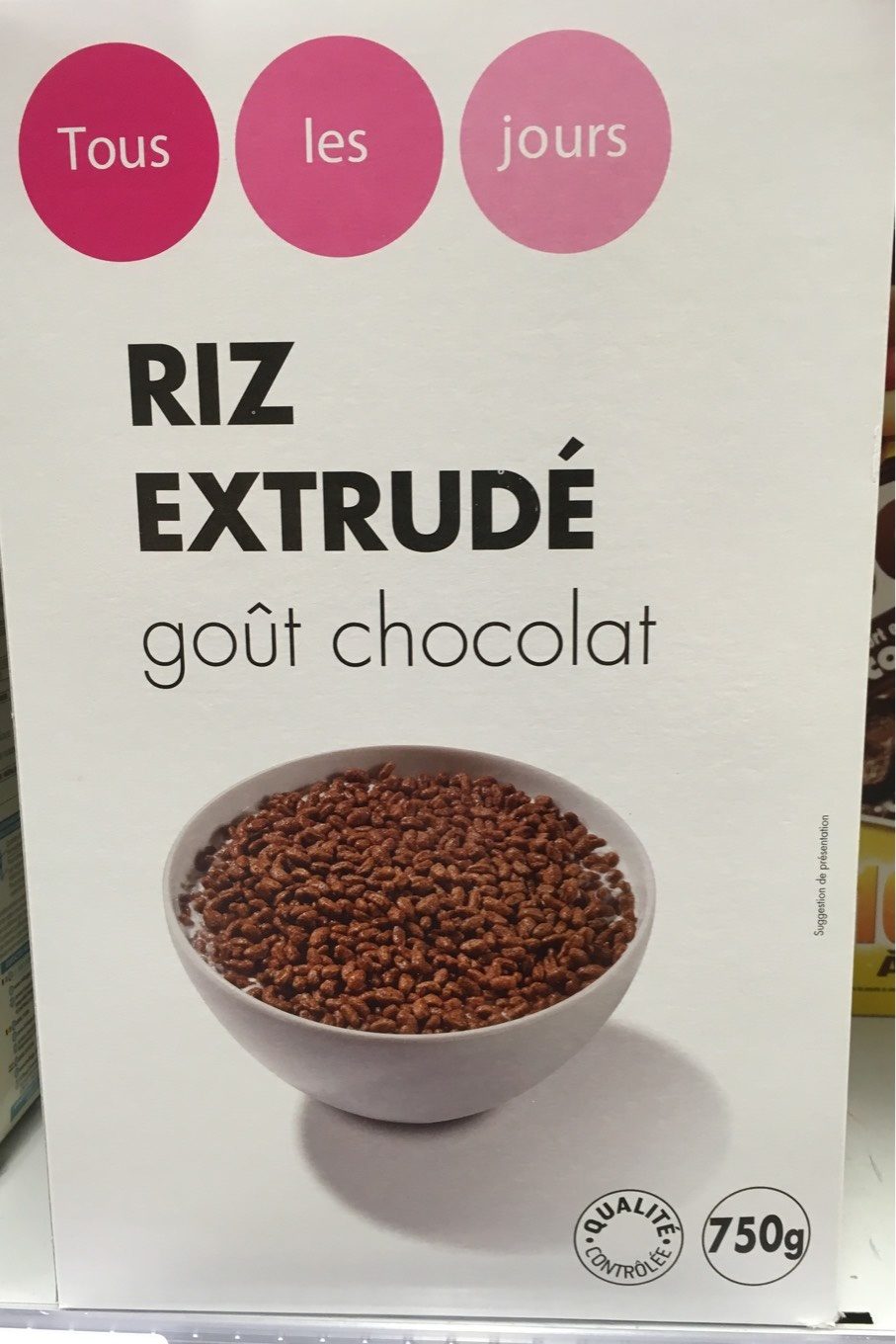 RIZ ZXTRUDE GOUT CHOCOLAT TOUS LES JOURS