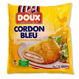 CORDON BLEU DE DINDE 1KG DOUX