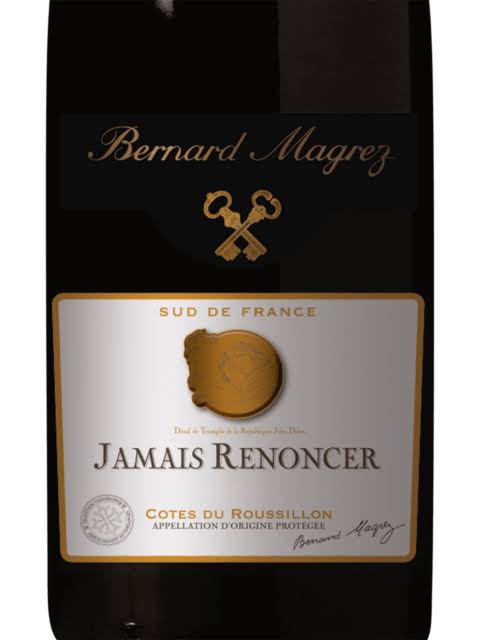 B.M ROUGE JAMAIS RENONCER COTES DE ROUSSILLON 2018