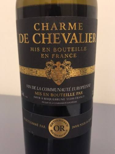 VIN ROUGE CHARME DE CHEVALIER
