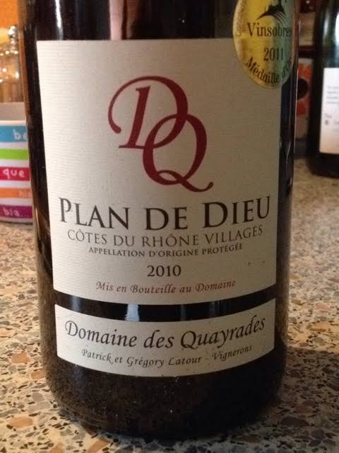 PLAN DE DIEU DOMAINE DES QUAYRADES COTE DU RHIONE VILLAGES