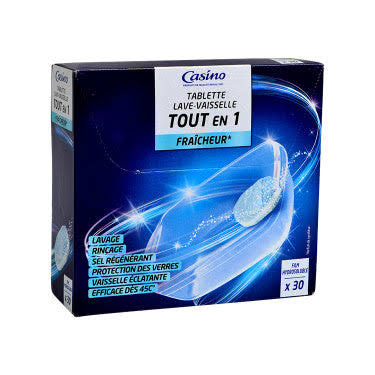 SURPUISSANTES PASTILLES VAISSELLE TOUT EN 1 CASINO 546G