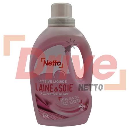 LESSIVE LIQUIDE LAINE & SOIE 1,5L NETTO