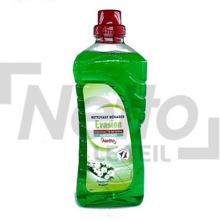 NETTOYANT MENAGER EVASION FRAICHEUR MUGUET NETTO 1,5L
