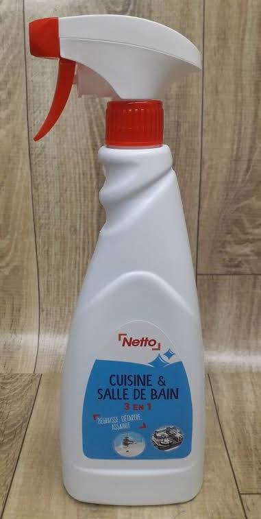 NETTOYANT CUISINE ET SALLE DE BAIN 750ML NETTO