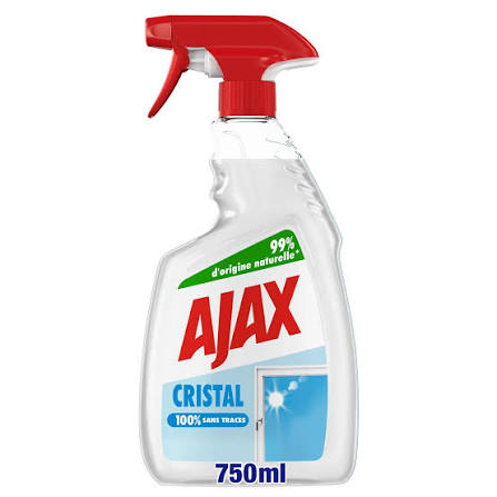 NETTOYANT VITRES AJAX 100% SANS TRACES