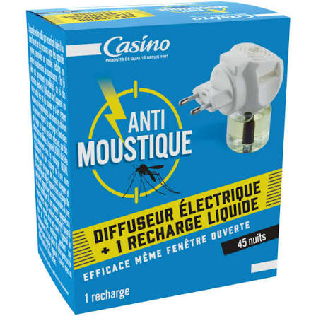 ANTI-MOUSTIQUE DIFFUSEUR ELECTRIQUE ET RECHARGE LIQUIDE