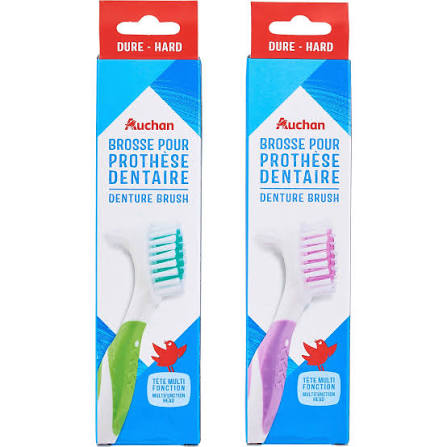 BROSSE SPÉCIALE PROTHÈSES Tête MULTIFONCTIONS