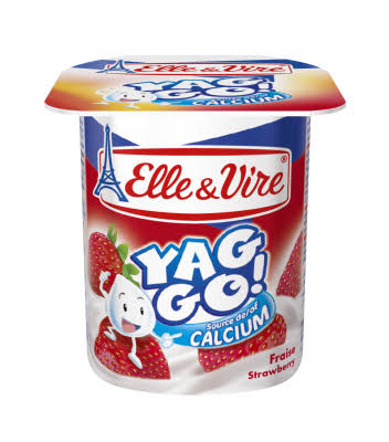 YAG GO FRAISE  ELLE&VIRE 115G