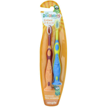 BROSSE A DENT SOUPLE LES DOODINGUES ENFANT 2-6 ANS
