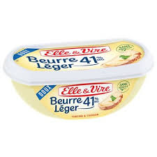 BEURRE LEGER DOUX 41% ELLE & VIRE 250G