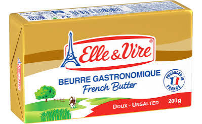 BEURRE GASTRONOMIQUE DOUX ELLE &VIRE 200G