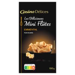 LES DELICIEUSES MINI FLUTES CASINO 65 G