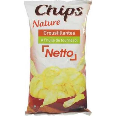 CHIPS NATURE CROUSTILLANTES NETTO 200G