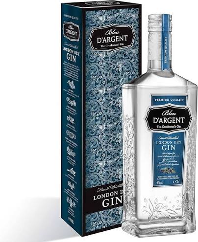 BLEU D'ARGENT LONDON DRY GIN 700ML