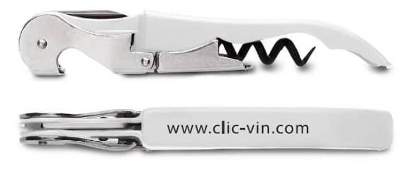 TIRE BOUCHON CORK SCREW PRIMA KITCHENWARE BLANC