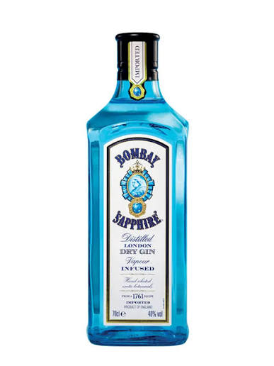 DRY GIN BOMBAY SAPHIRE 1L