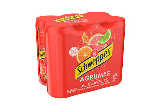 SCHWEPPES AGRUMES 6*33 CL