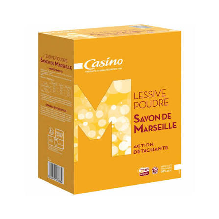 LESSIVE POUDRE SAVON DE MARVEILLE 2.75KG