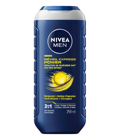 GEL DOUCHE REVEIL EXPRESS NIVEA MEN 250ML