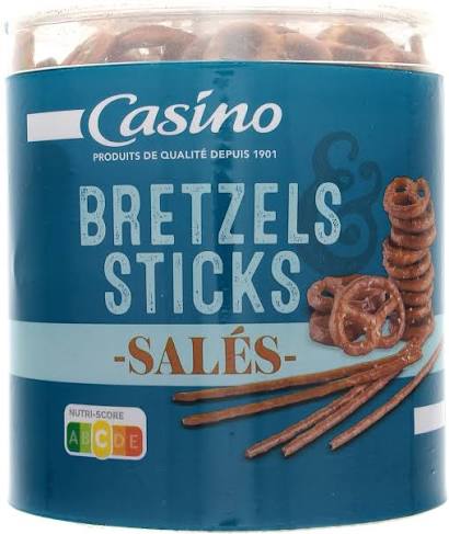STICKS ET BRETZELS SALES 300G CASINO