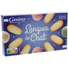 BISCUIT CASINO LANGUES DE CHAT 200G