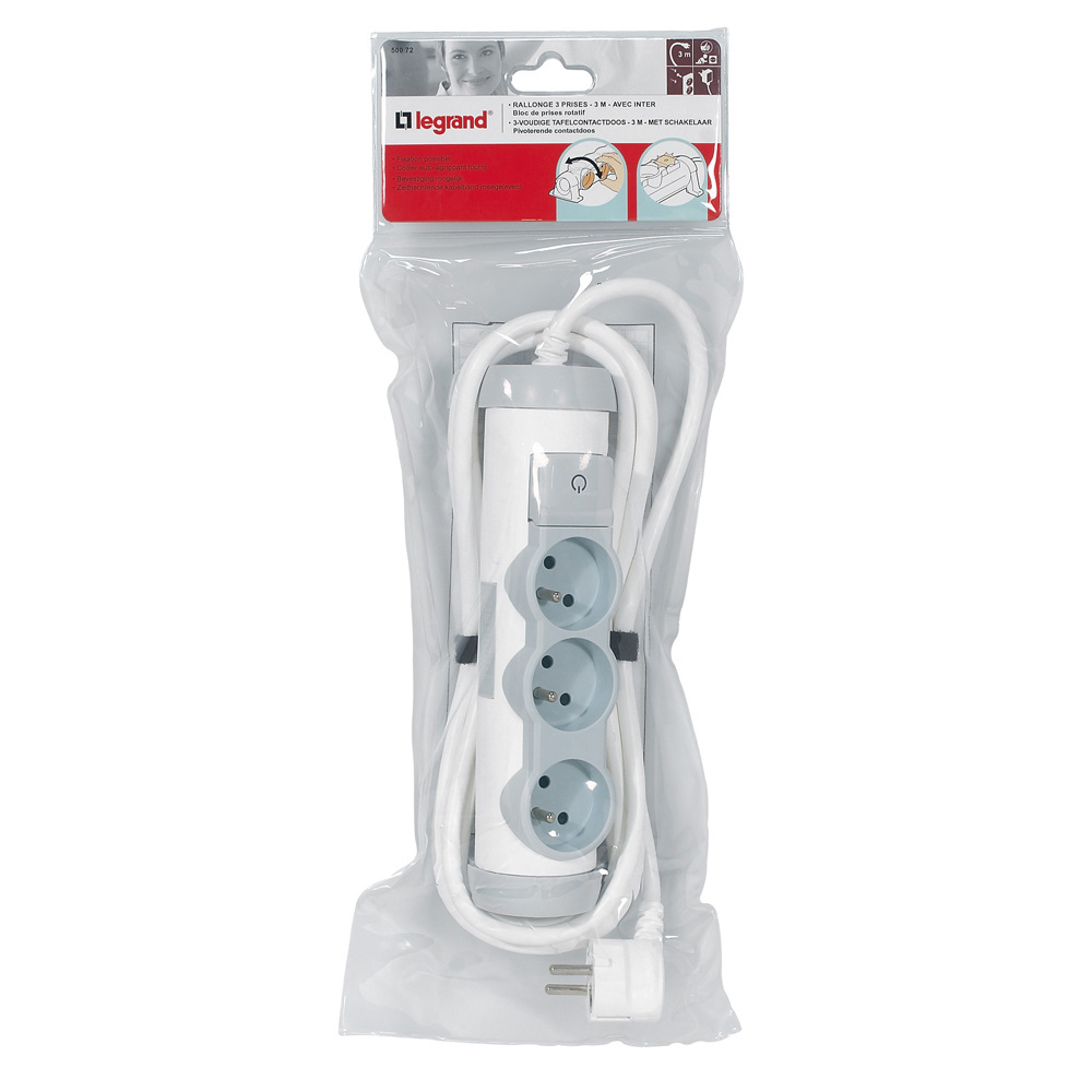 RALLONGE 3 PRISES  3M