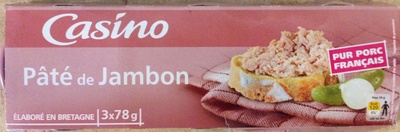 PATE DE JAMBON CASINO 78G