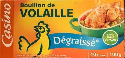 BOUILLON DE VOLAILLE DEGRAISSE 100G CASINO