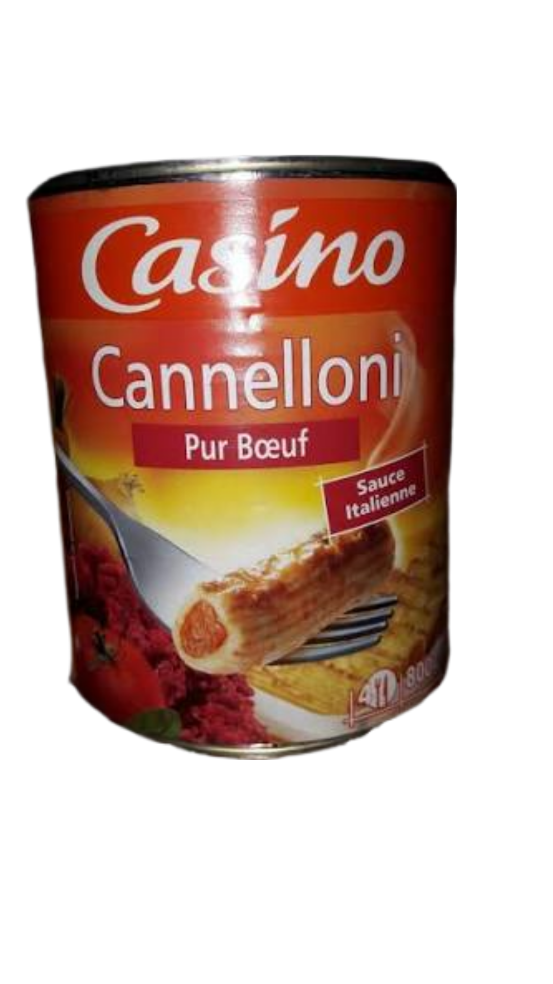CANNELLONI PUR BOEUF CASINO 800G