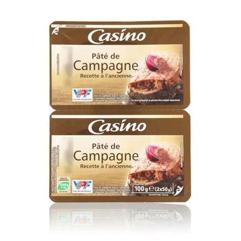 PATE DE CAMPAGNE CASINO