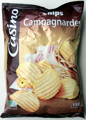 CHIPS CAMPAGNARDES CASINO 150G