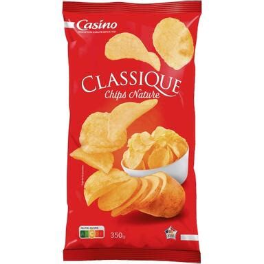 CHIPS NATURE CLASSIQUE CASINO 200G