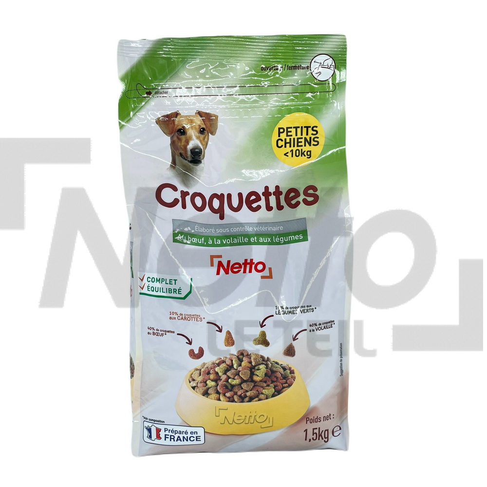 CROQUETTE PETIT CHIEN NETTO 1.5KG