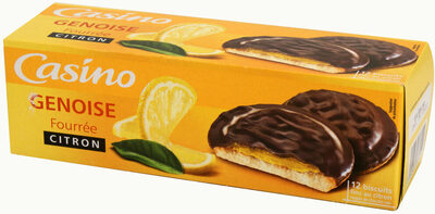 BISCUITS LA GENOISE CITRON CASINO 150G