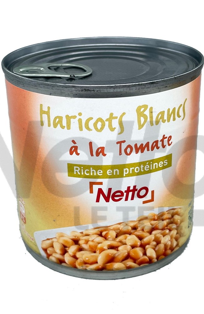 HARICOTS BLANCS A LA TOMATE NETTO 250G