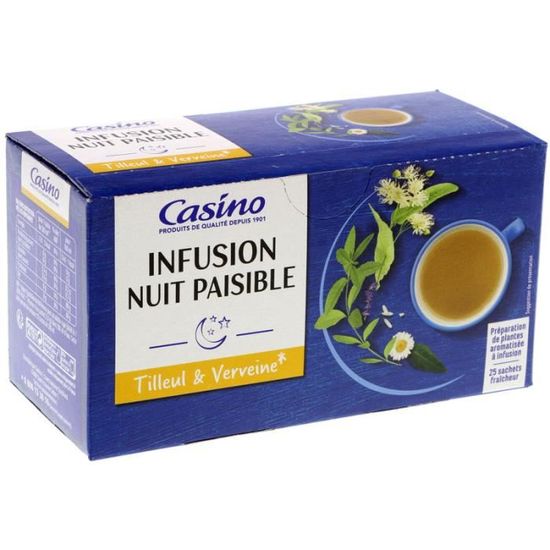 INFUSION NUIT PAISIBLE CASINO 40G