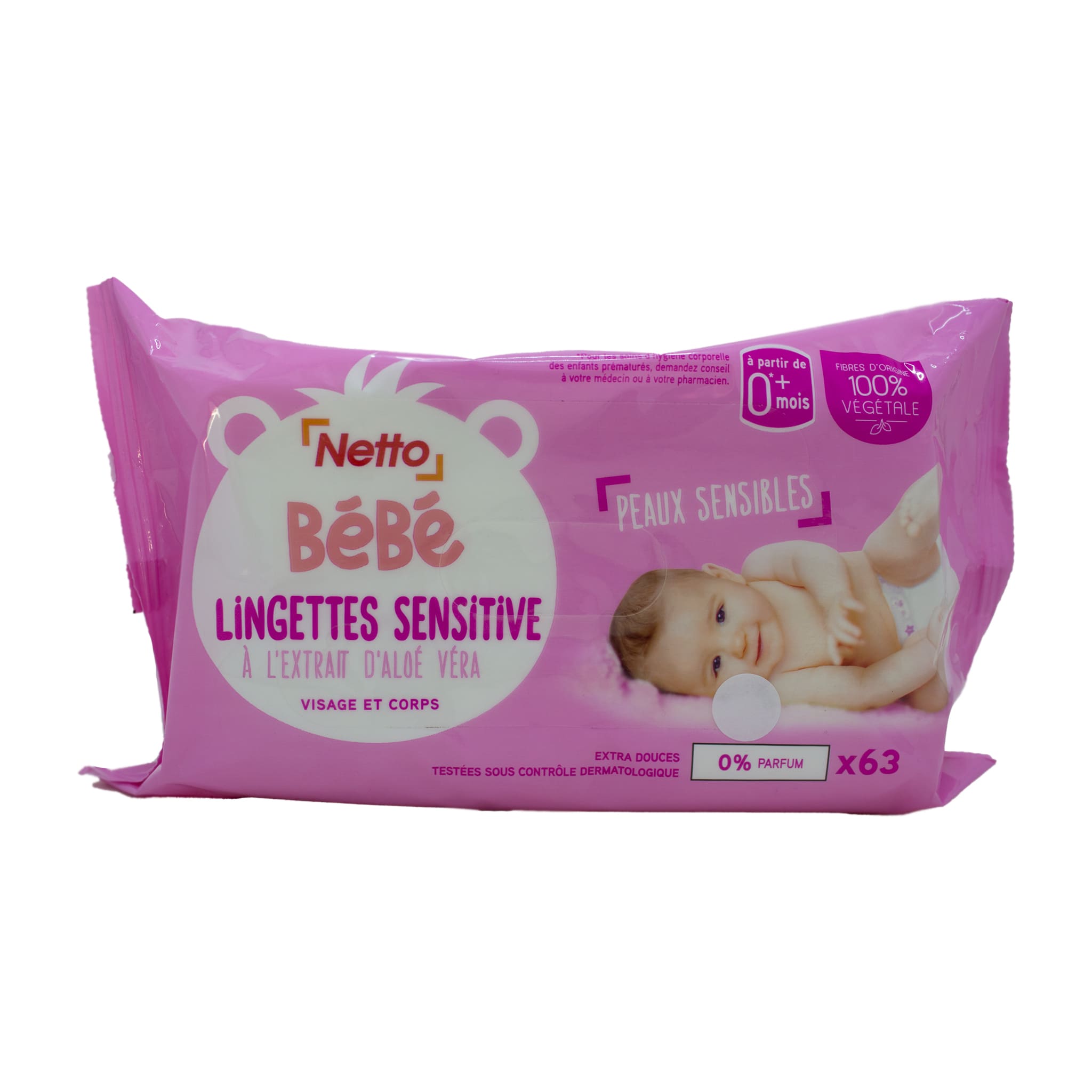 LINGETTES SENSITIVE NETTO